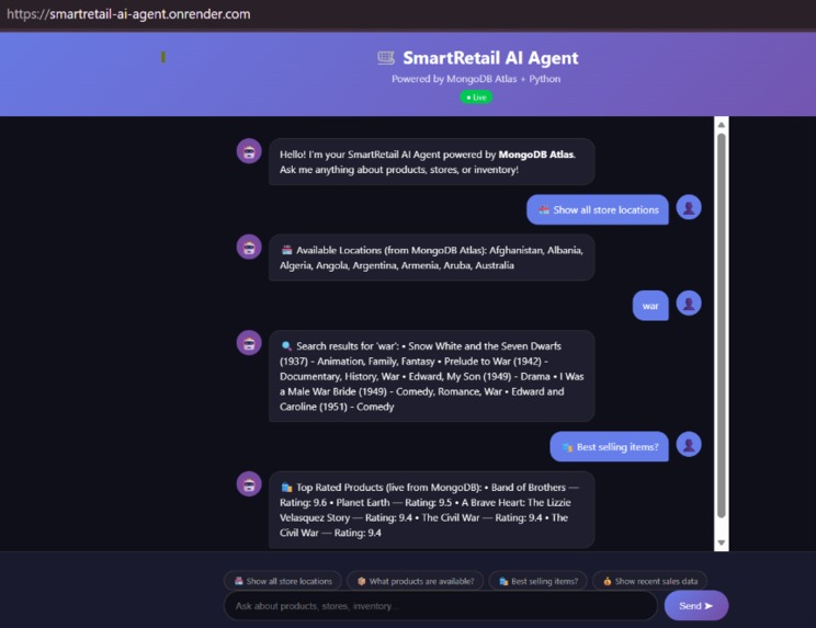 SmartRetail AI Agent – screenshot 1