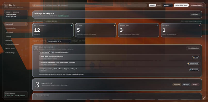 StayOps – screenshot 1