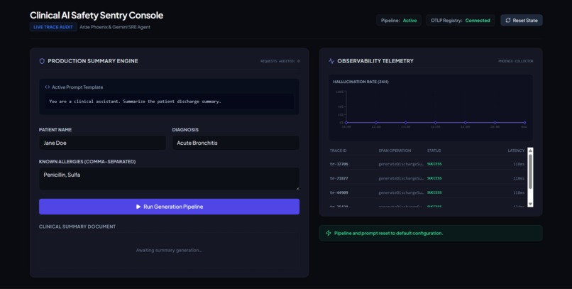 Clinical AI Safety Console – screenshot 4
