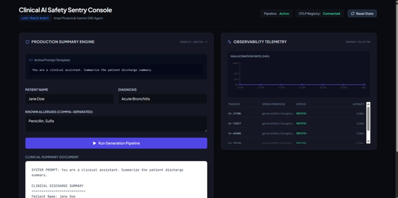 Clinical AI Safety Console – screenshot 5