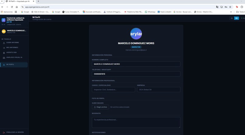 SQA AI-Driven  Potenciando el QA/QC y plazos  en compras EPC – screenshot 3