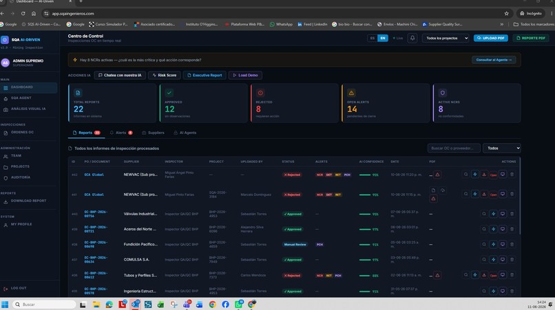 SQA AI-Driven  Potenciando el QA/QC y plazos  en compras EPC – screenshot 8
