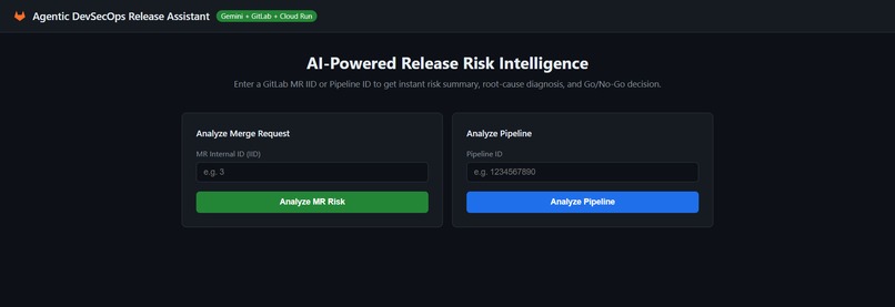 Agentic DevSecOps Release Assistant – screenshot 1
