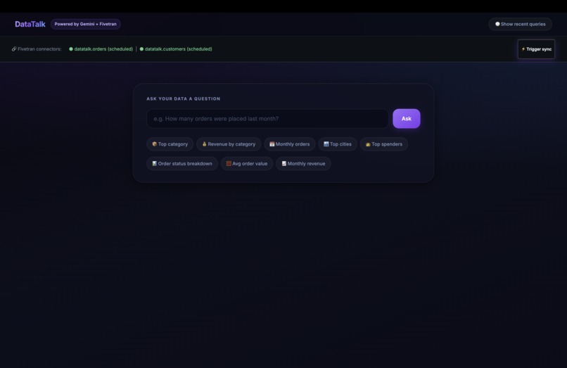 Datatalk – screenshot 4