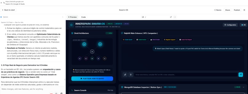 InnerOS-Sovereign Multi-Agent Swarm for IT Field Operations – screenshot 2