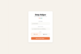 Duty Helper