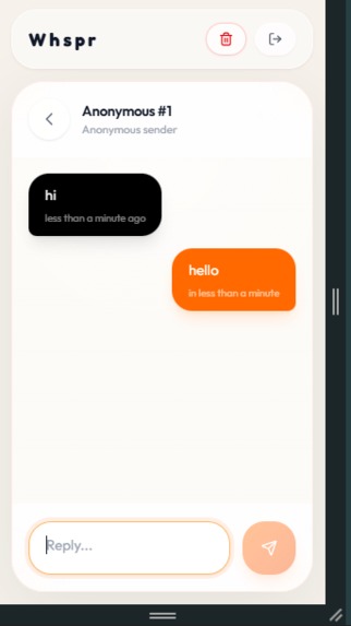 WHSPER – screenshot 5