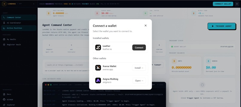 Lend402 AI: Autonomous Economic Coordinator – screenshot 4