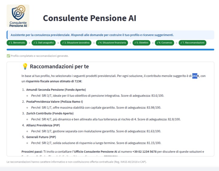 Consulente Pensione AI – screenshot 1