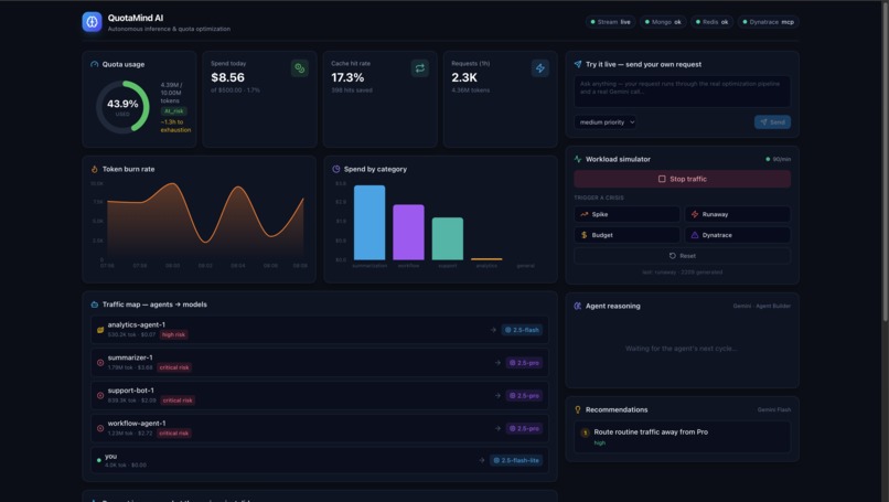 Quotamind AI - Autonomous Inference Optimization – screenshot 2
