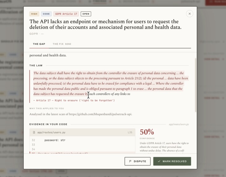 CompilanceOS – screenshot 2