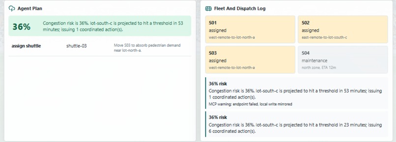 Smart Stadium Fleet Dispatcher – screenshot 1