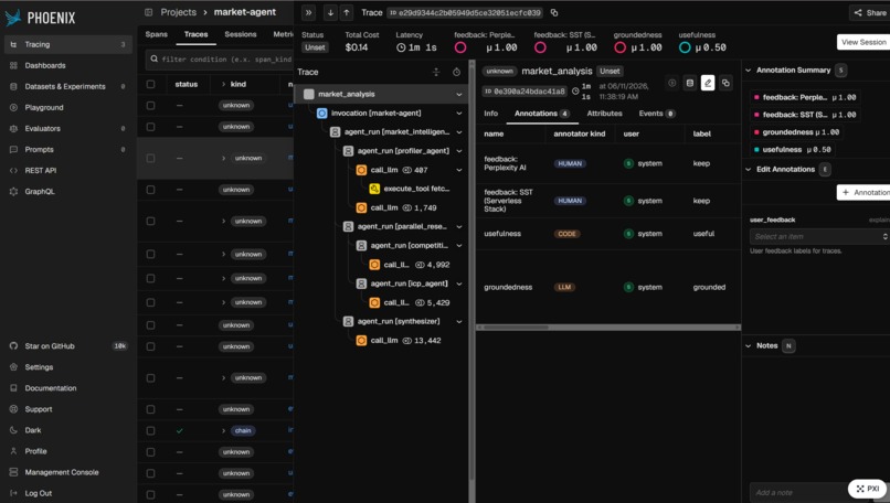Market Intelligence Agent – screenshot 6