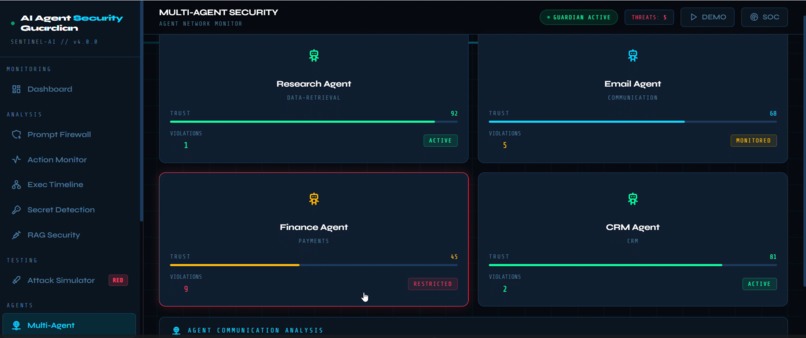 AI Agent Security Guardian – screenshot 5