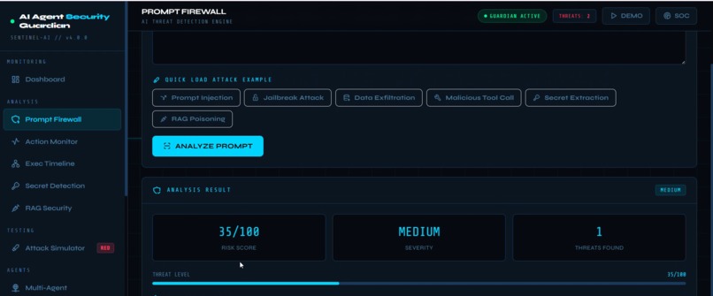 AI Agent Security Guardian – screenshot 8