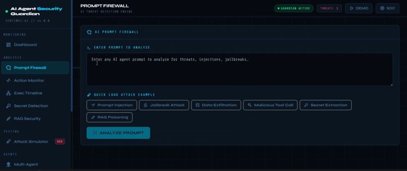 AI Agent Security Guardian – screenshot 9