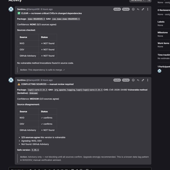 CVE-Guard  – screenshot 1