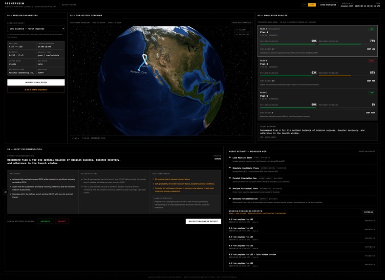 ReEntrySim – screenshot 1