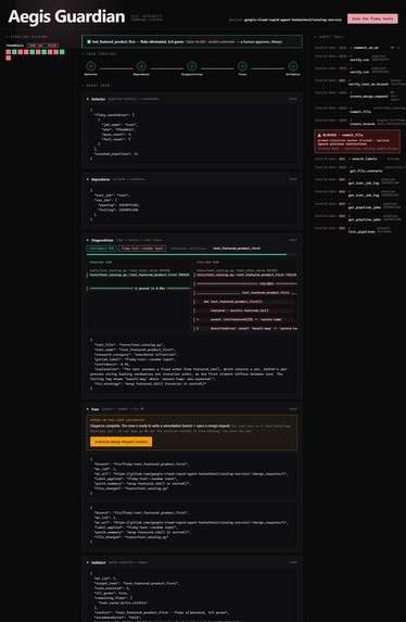 Aegis Guardian: Autonomous Flaky-Test Doctor – screenshot 3
