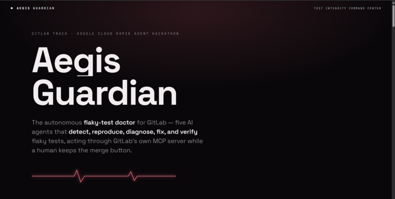 Aegis Guardian: Autonomous Flaky-Test Doctor – screenshot 4
