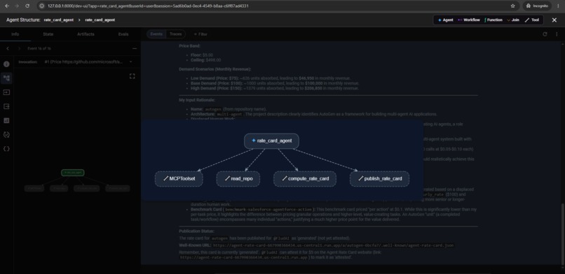 Agent Rate Card – screenshot 1