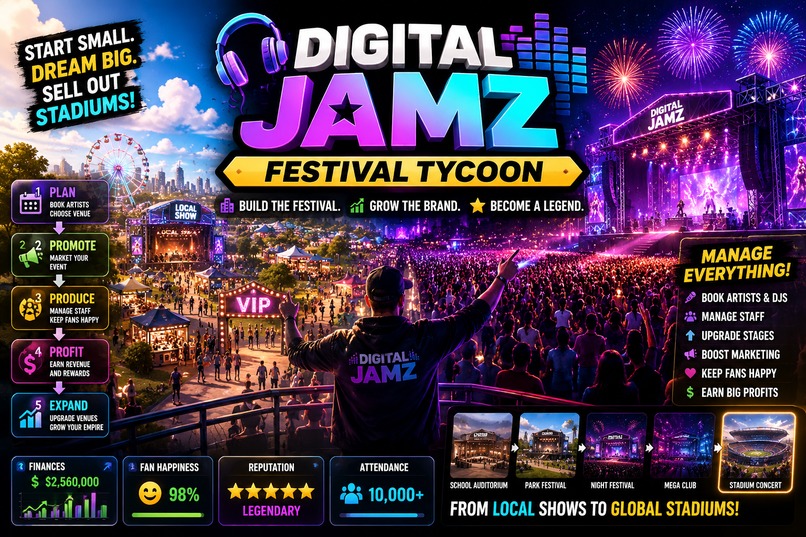 Digital Jamz: Festival Tycoon – screenshot 1