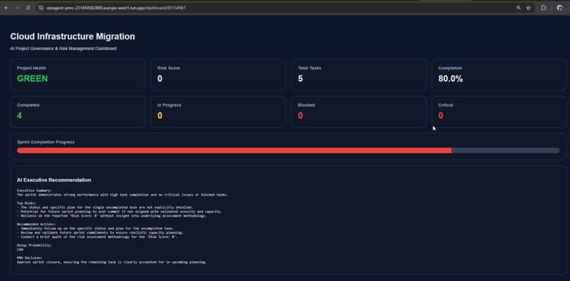 EpiAgent PMO – screenshot 3