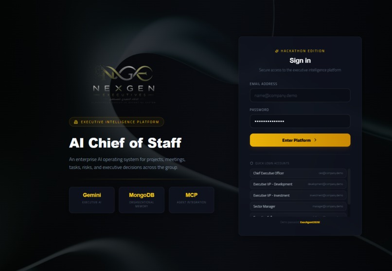 NEXGEN EXECUTIVES – screenshot 1