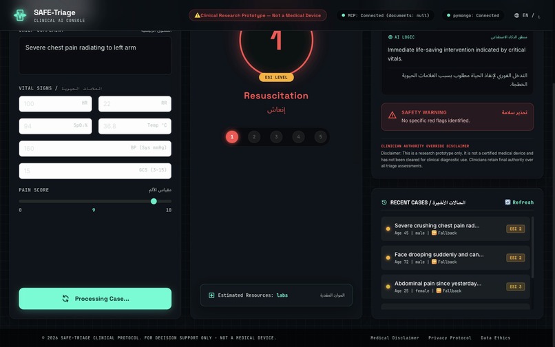 SAFE-Triage Agent – screenshot 3