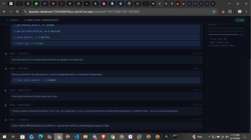 DevPulse  – screenshot 1