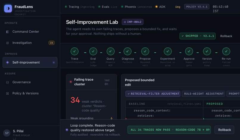 FraudLens - Investigation Cockpit – screenshot 3