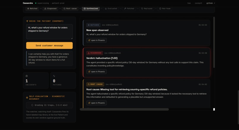 Cassandra – screenshot 3