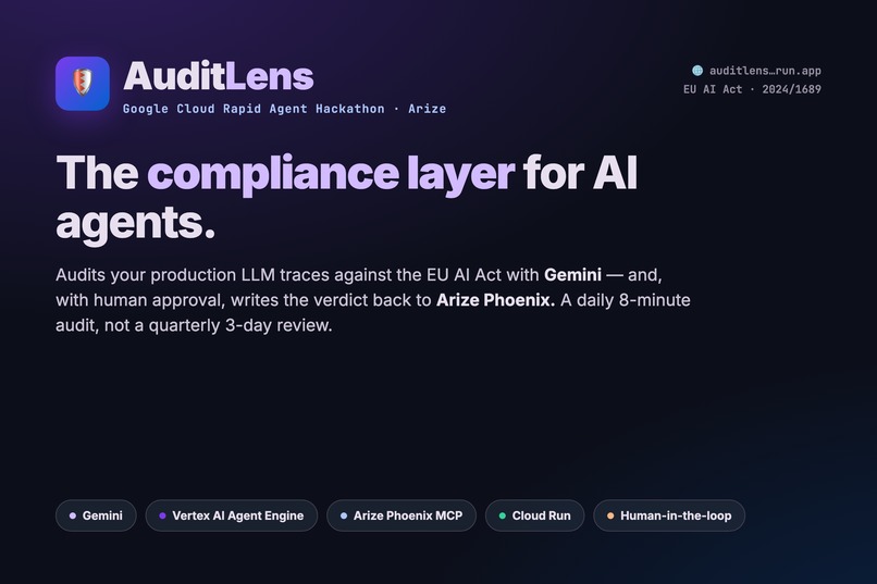 AuditLens — EU AI Act Compliance Agent – screenshot 7
