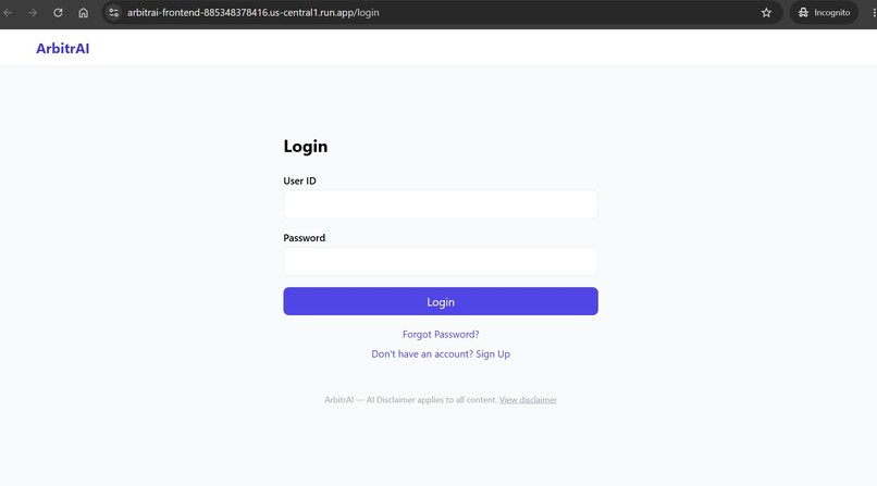 ArbitrAI – screenshot 1