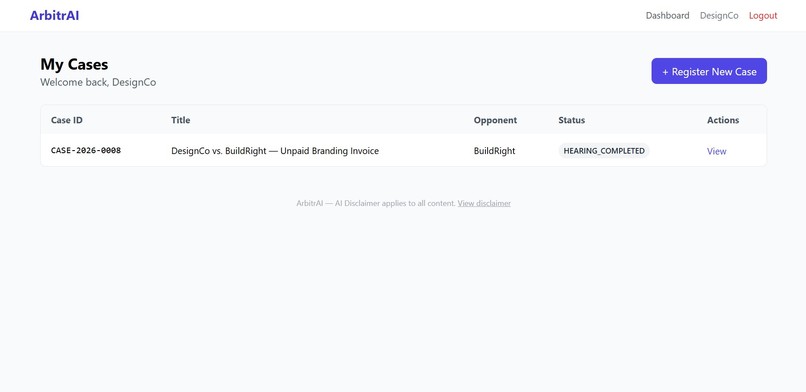 ArbitrAI – screenshot 2