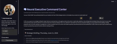 Neuro-divergent (ND) friendly Chief of Staff Agent  – screenshot 3