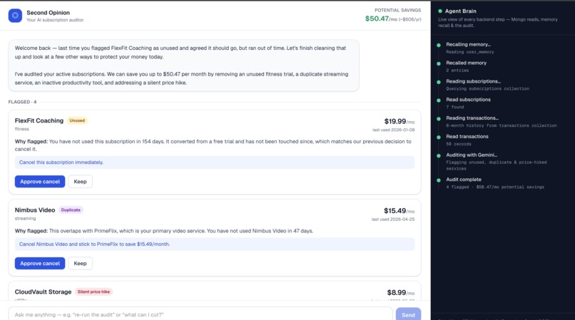 Second Opinion – screenshot 1
