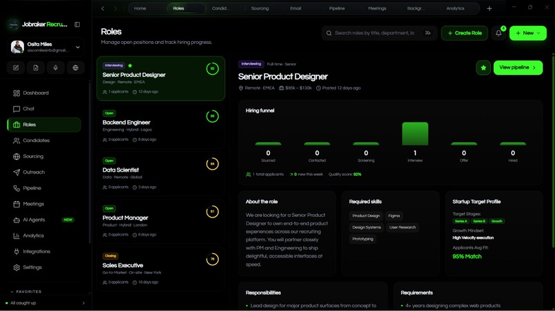 Jobraker Recruiter — AI Hiring Copilot – screenshot 10