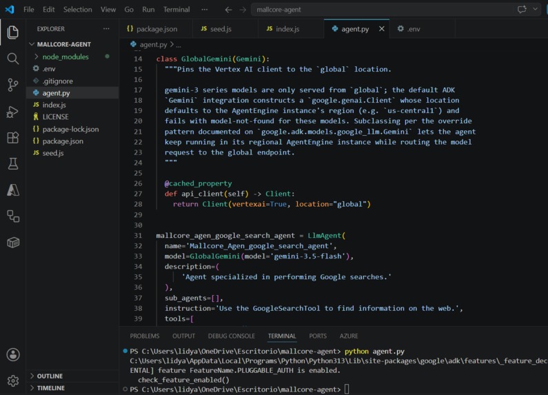 MallCore-Agent – screenshot 2