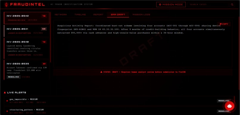 FRAUDINTEL – screenshot 4