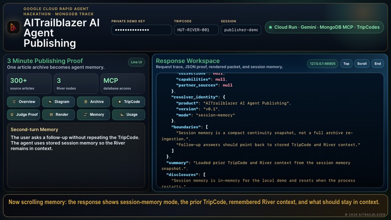 AITrailblazer AI Agent Publishing – screenshot 2