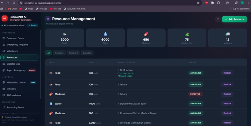 RescueNet AI: Multi-Agent Disaster Response Coordinator – screenshot 4