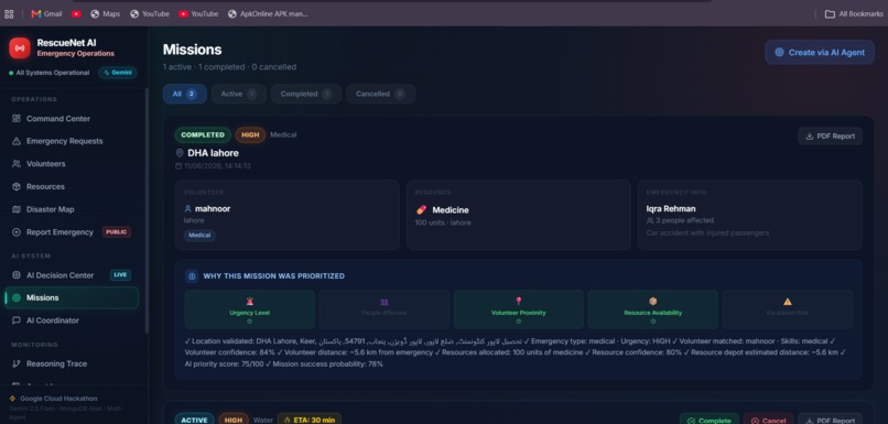 RescueNet AI: Multi-Agent Disaster Response Coordinator – screenshot 5