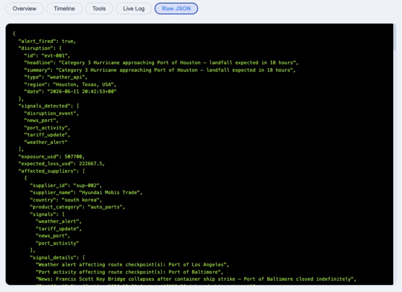 Supply Chain Intelligence Agent – screenshot 16