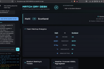 FIFA 2026 Match Day AI Planner