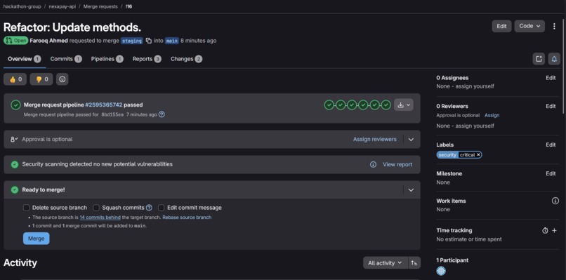 DevSecOps Autopilot – screenshot 2