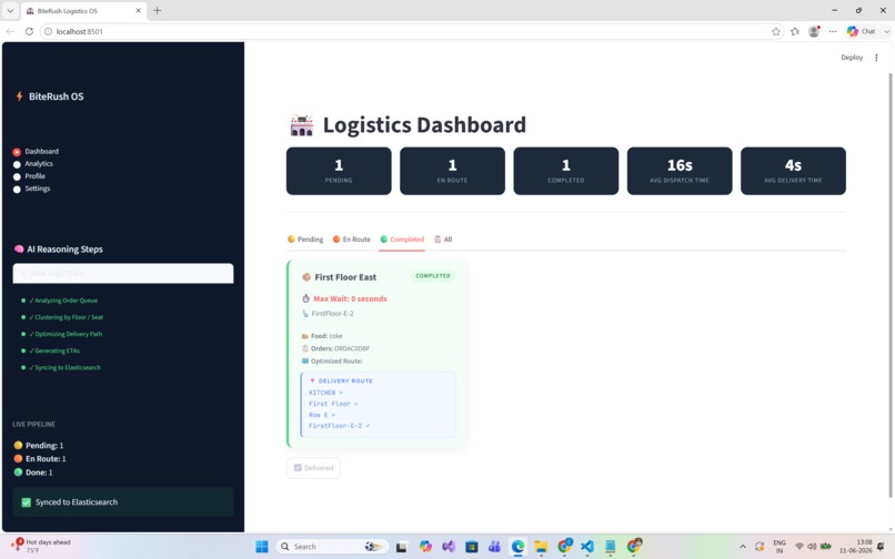 BiteRush: AI-Powered Stadium Commerce Platform – screenshot 3