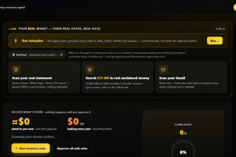 Recoup — the AI agent that gets your money back