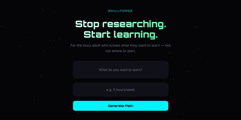SkillForge – screenshot 1