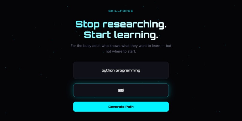 SkillForge – screenshot 2